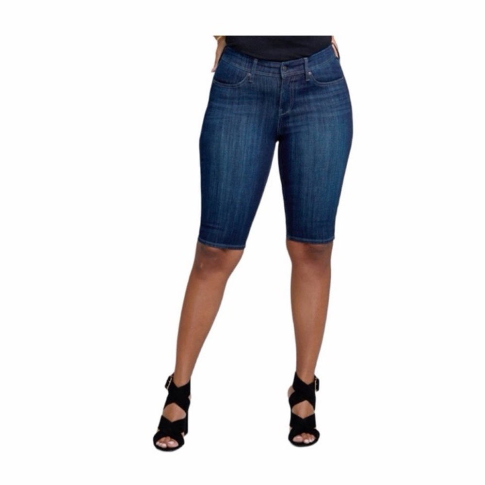 NYDJ Curves 360 Boost Bermuda Jean Shorts‎